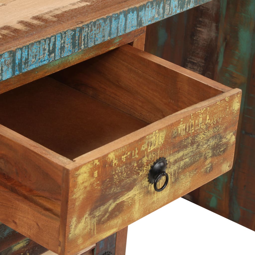 Bureau sur pieds Bois de récupération massif 140 x 50 x 77 cm - XIOS