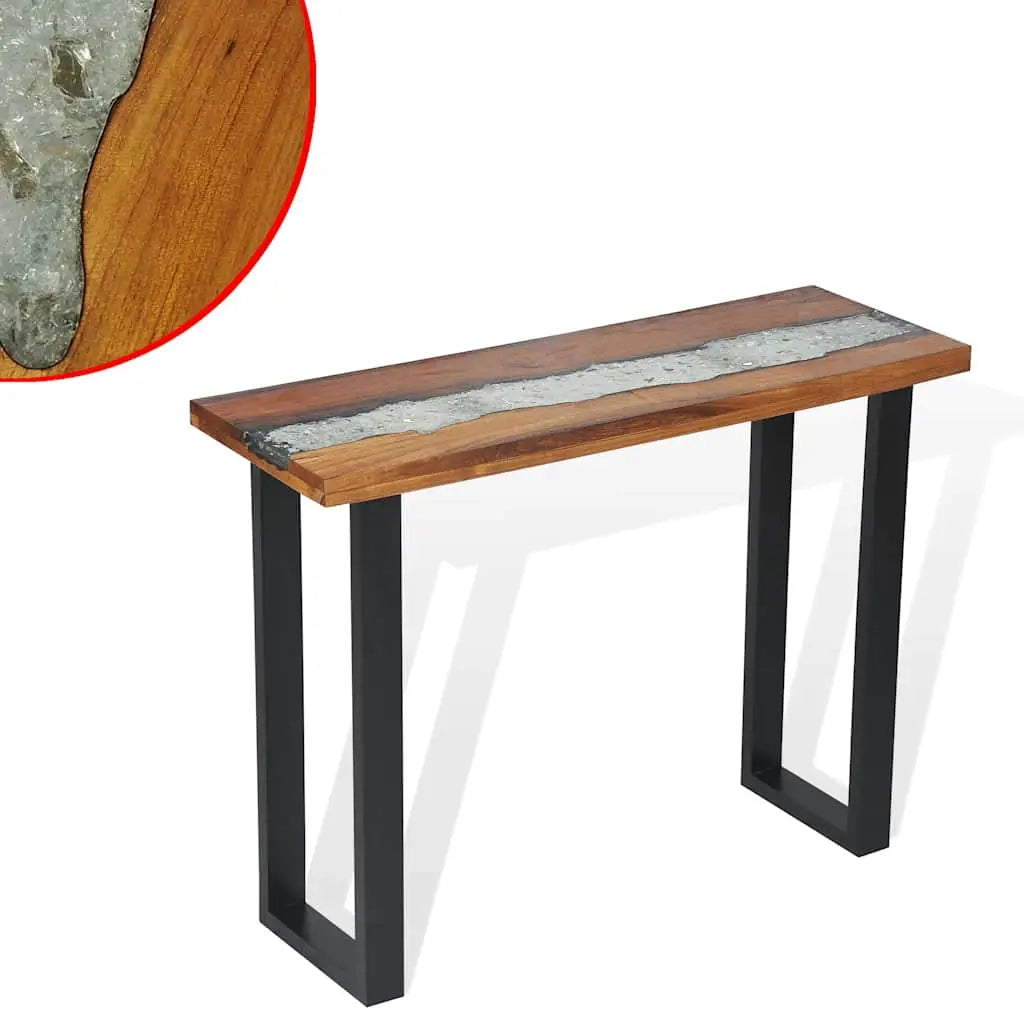 Table console Teck 100 x 35 x 75 cm - XIOS