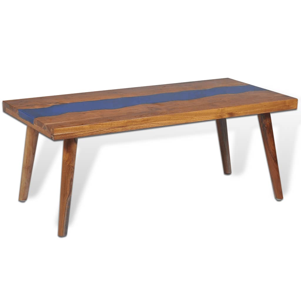 Table basse Teck Résine 100x50x40 cm - XIOS