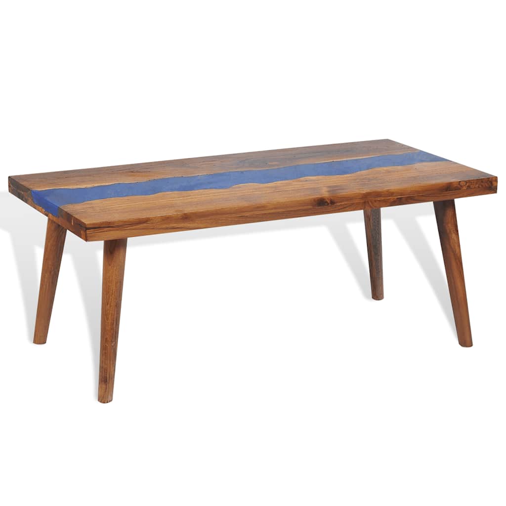 Table basse Teck Résine 100x50x40 cm - XIOS