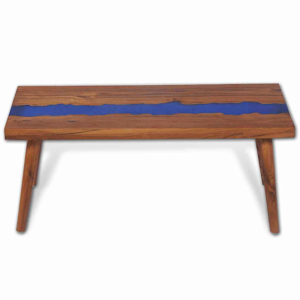 Table basse Teck Résine 100x50x40 cm - XIOS