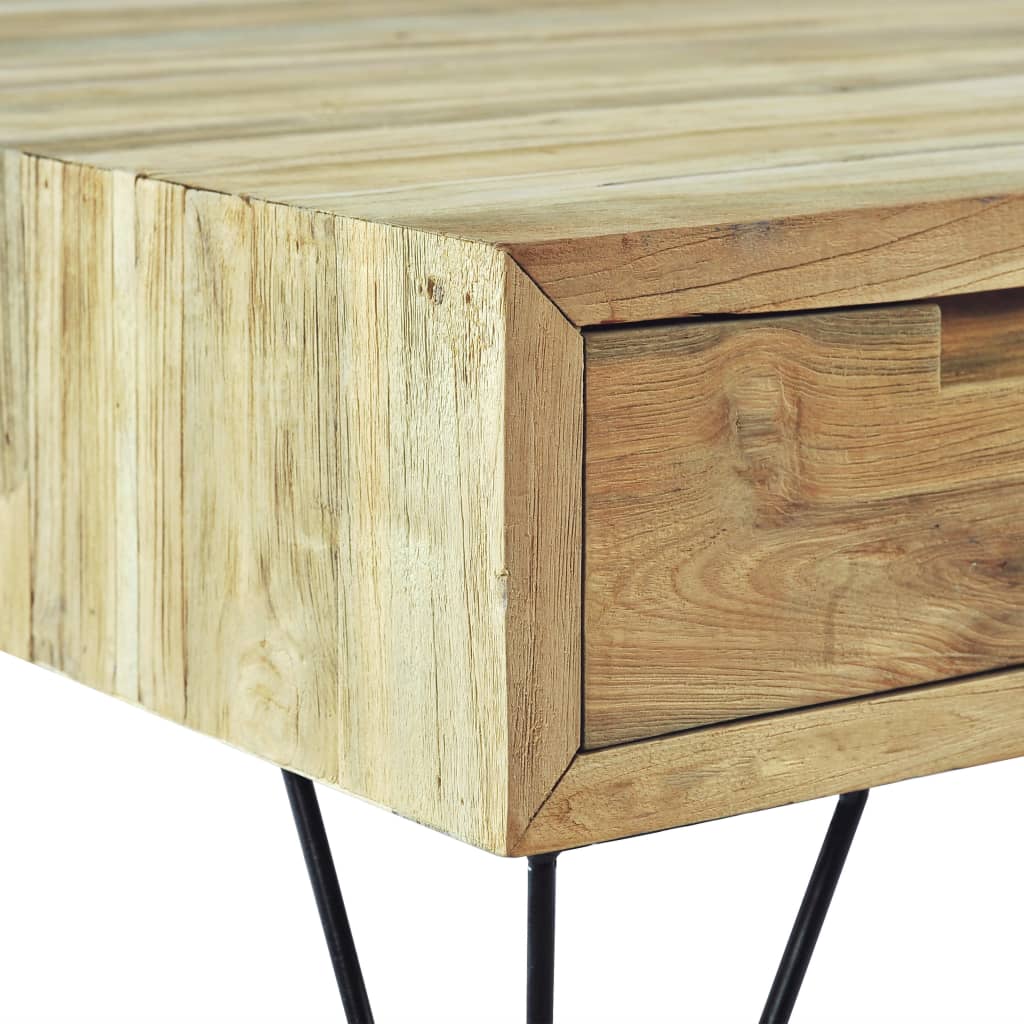 Meuble TV 120x35x35 cm Teck massif - XIOS