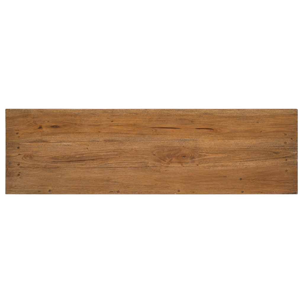 Buffet bois d'acajou massif 100x30x50 cm - XIOS