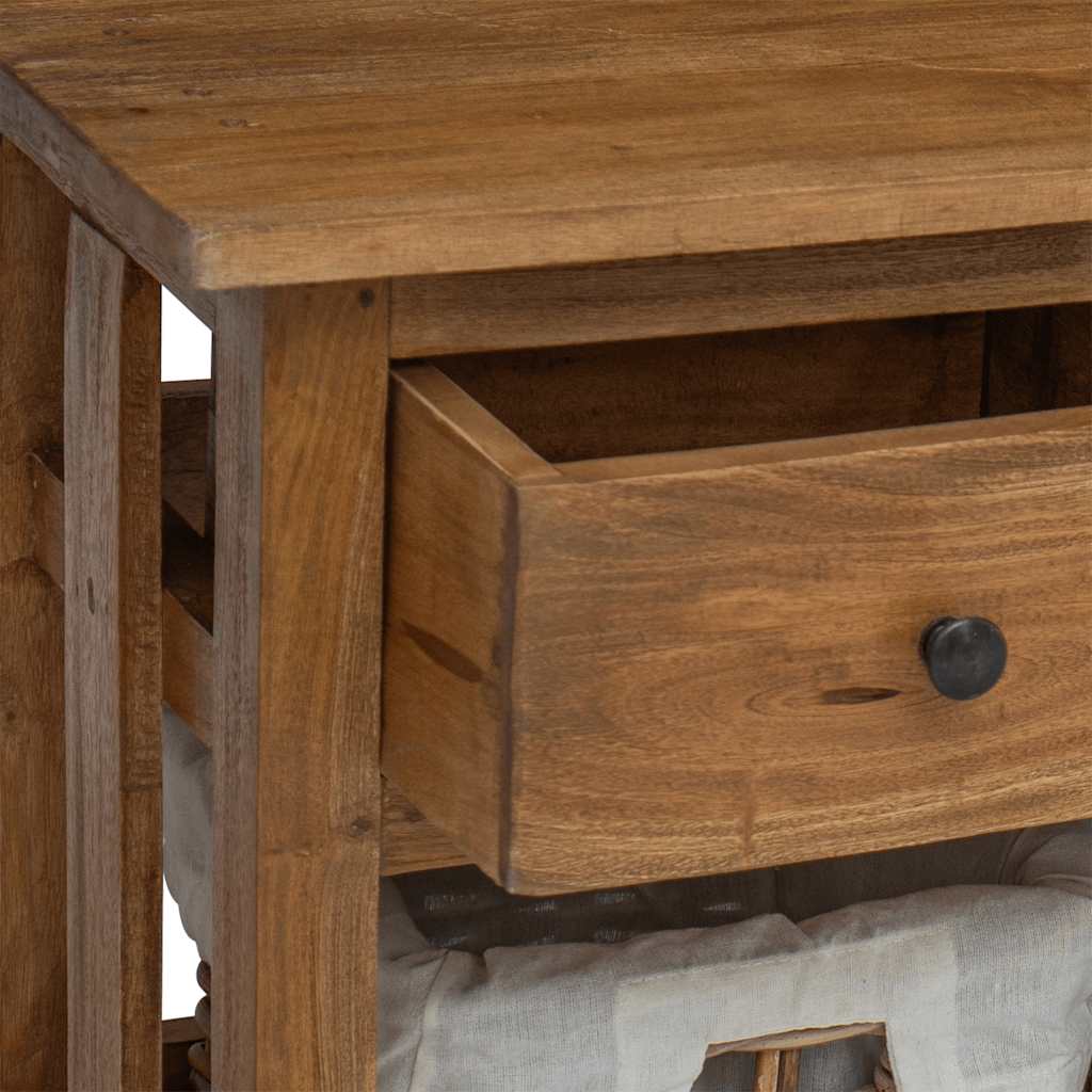 Buffet bois d'acajou massif 100x30x50 cm - XIOS