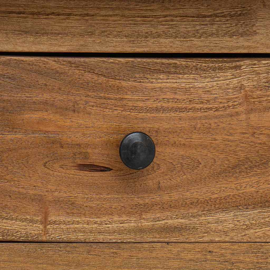 Buffet bois d'acajou massif 100x30x50 cm - XIOS