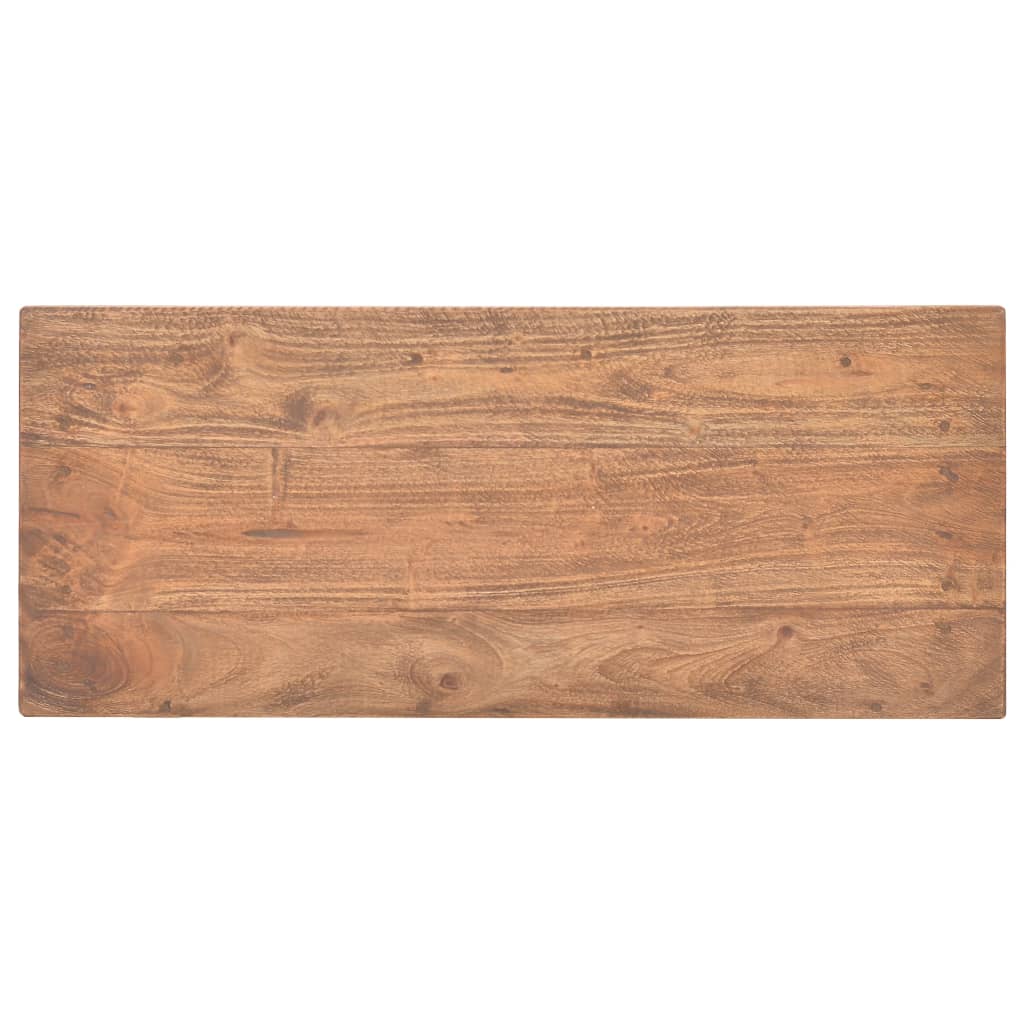 Table console bois d'acajou massif 69x28x70 cm - XIOS