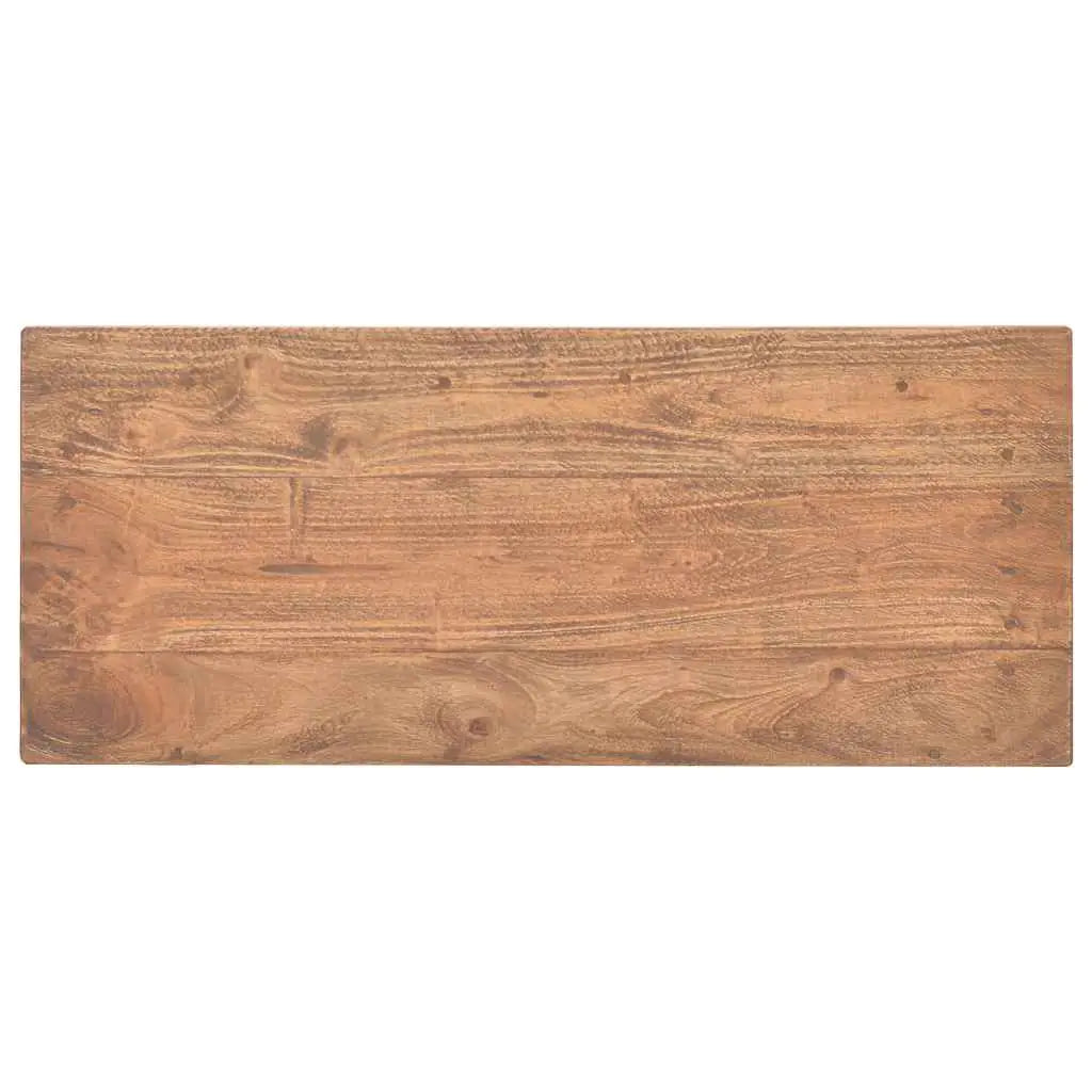 Table console bois d’acajou massif 69x28x70 cm - XIOS