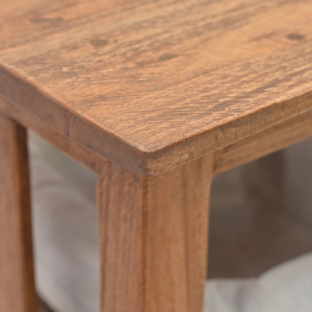 Table console bois d'acajou massif 69x28x70 cm - XIOS