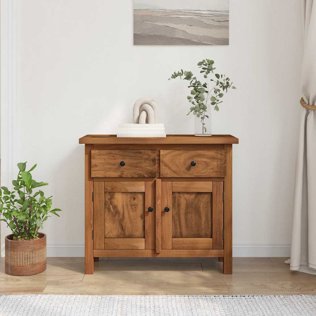 Buffet bois d'acajou massif 75x30x65 cm - XIOS