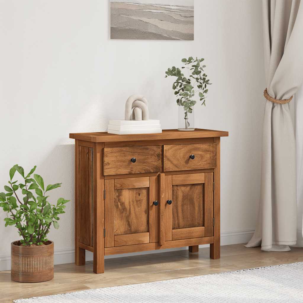 Buffet bois d'acajou massif 75x30x65 cm - XIOS
