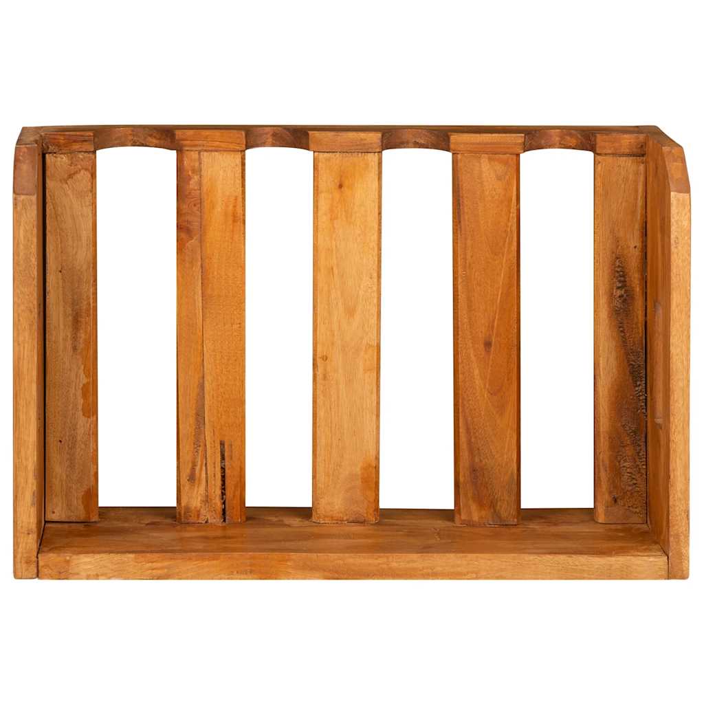 Casiers à bouteilles 4pcs de 16 bouteilles bois d'acajou massif - XIOS