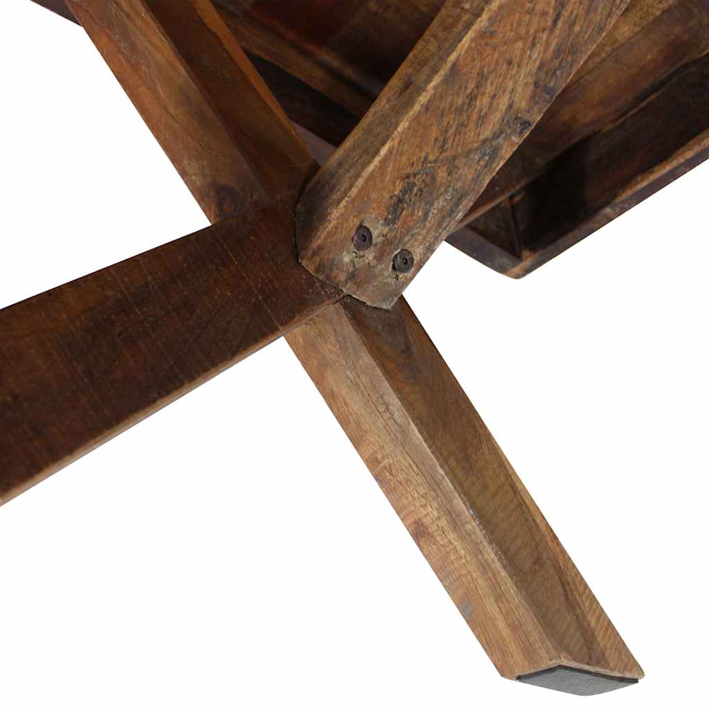 Table basse bois de récupération mélangé 110x60x45 cm - XIOS