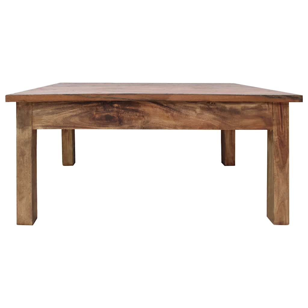Table basse bois d'acajou massif 96x73x45 cm - XIOS