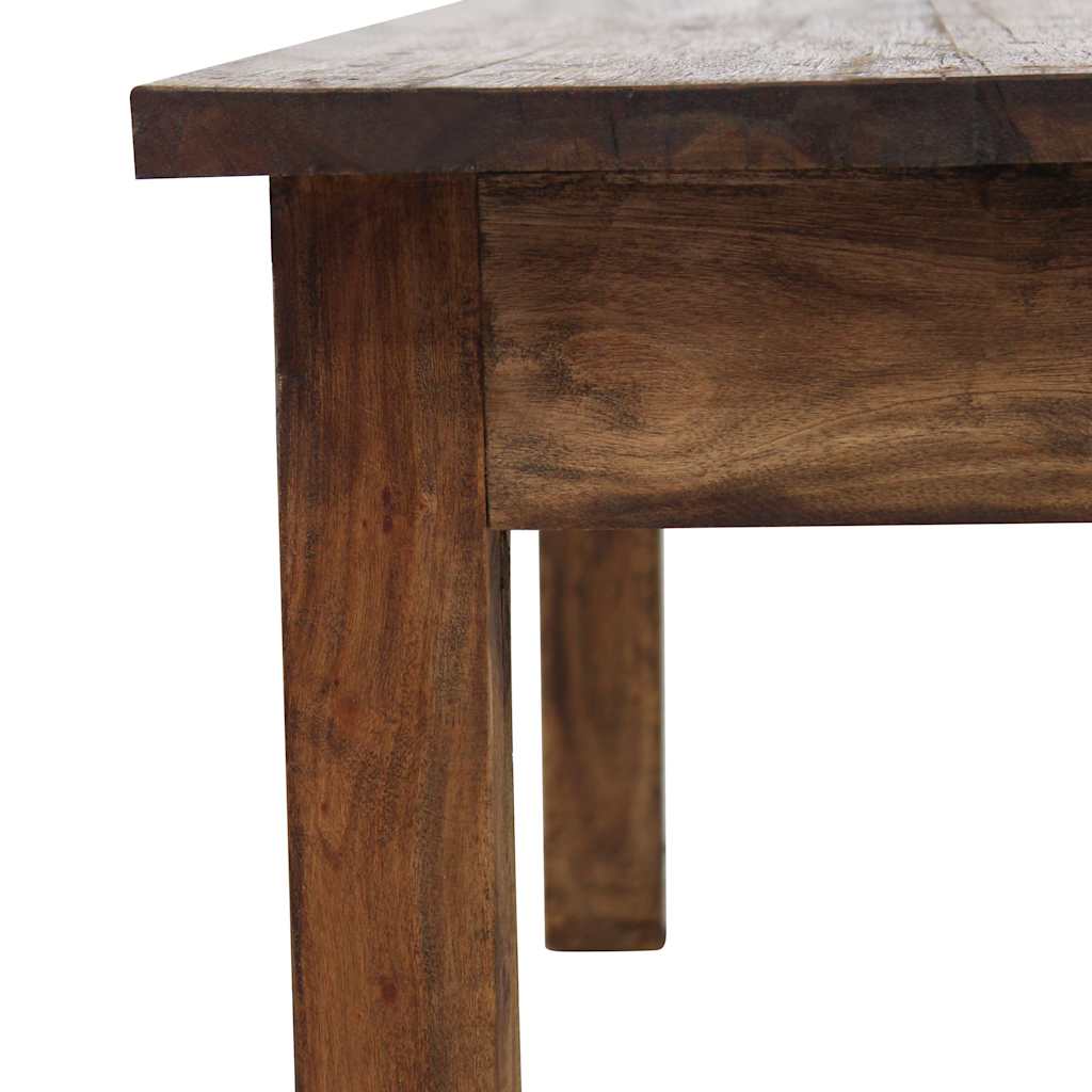Table basse bois d'acajou massif 96x73x45 cm - XIOS