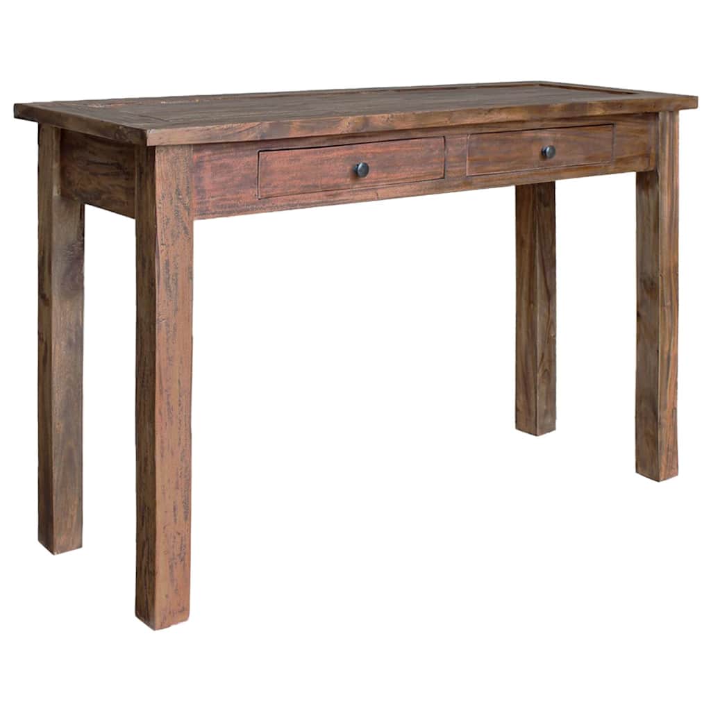 Table console bois d'acajou massif 123x42x75 cm - XIOS