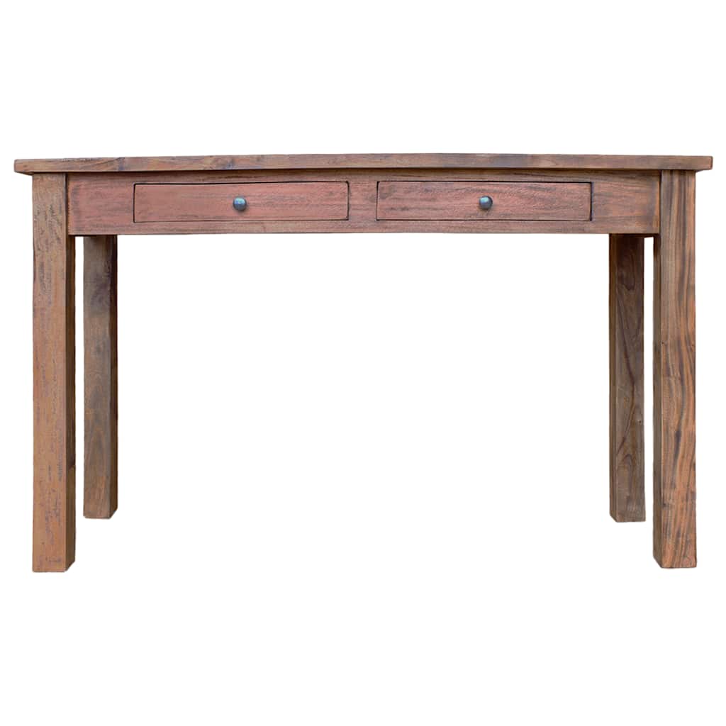 Table console bois d'acajou massif 123x42x75 cm - XIOS
