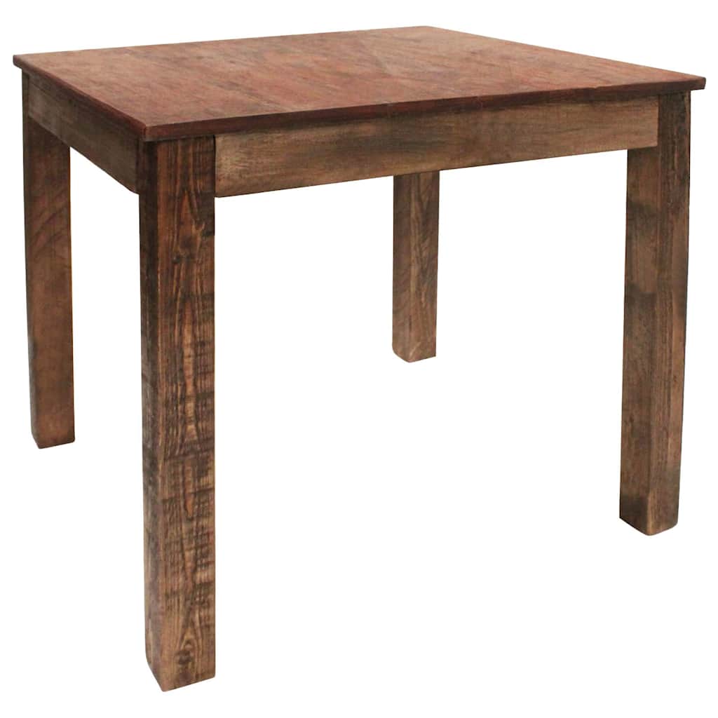 Table à manger bois de récupération mélangé 82x80x76 cm - XIOS