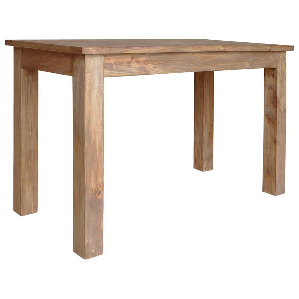 Table à manger bois d'acajou massif 120x60x77 cm - XIOS