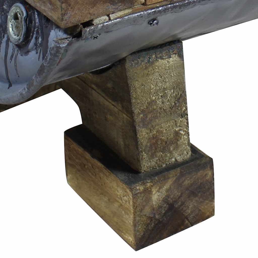 Table basse bois de récupération mélangé 90x50x35 cm - XIOS