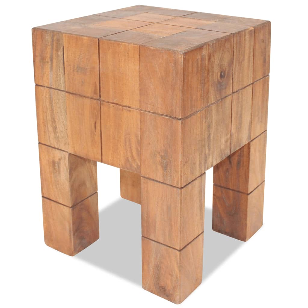 Tabouret bois d'acajou massif - XIOS