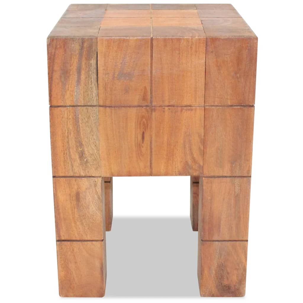 Tabouret bois d'acajou massif - XIOS