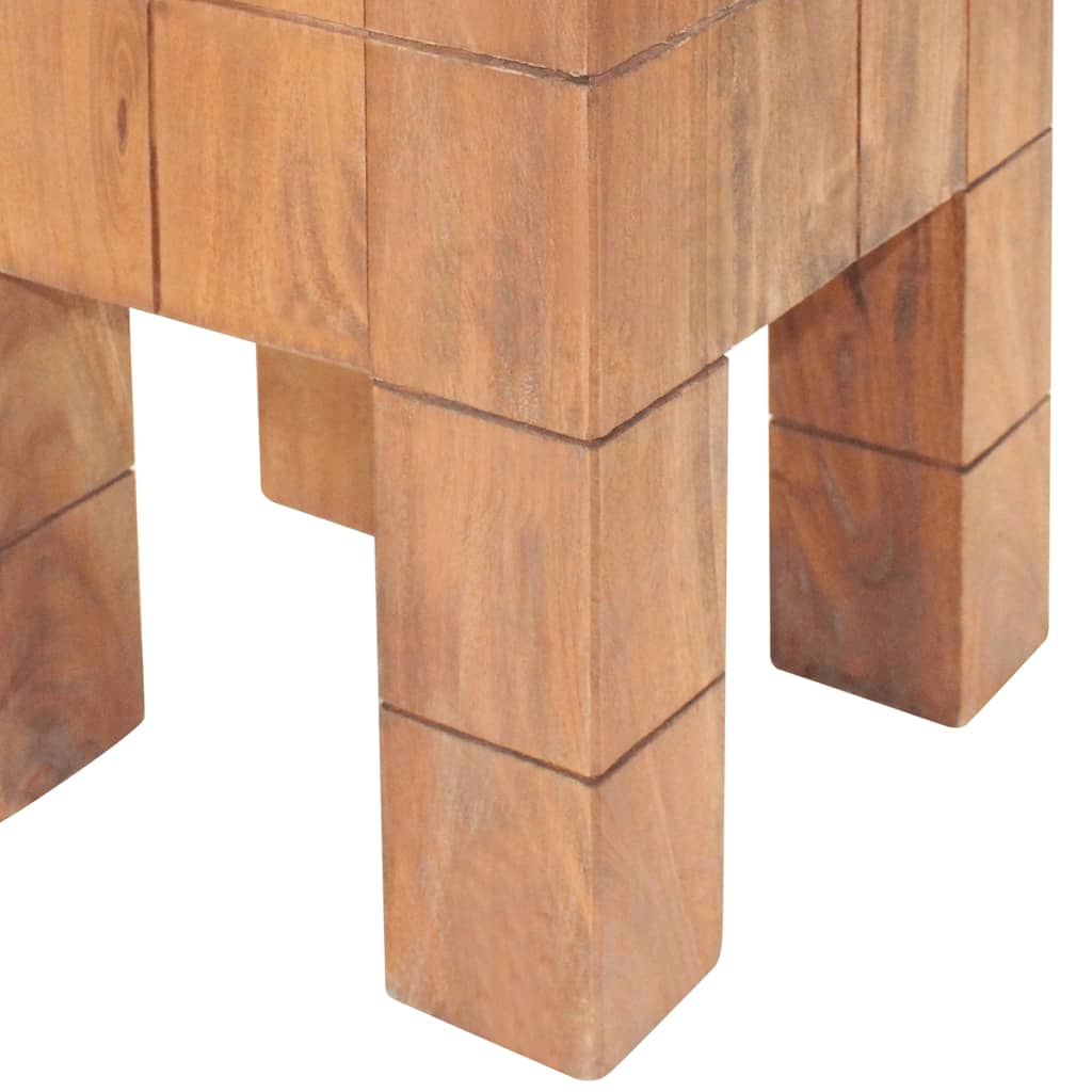 Tabouret bois d'acajou massif - XIOS