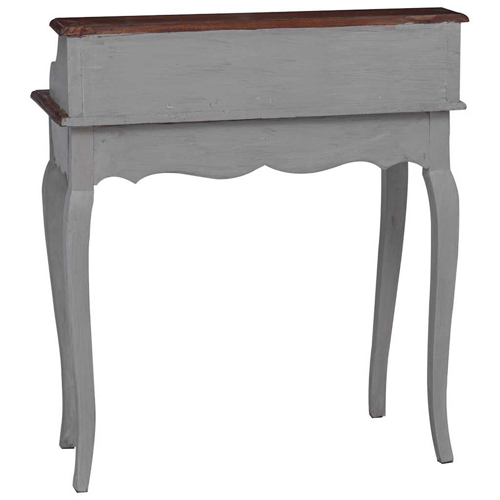 Bureau d'écriture bois d'acajou massif 80x40x92 cm - XIOS