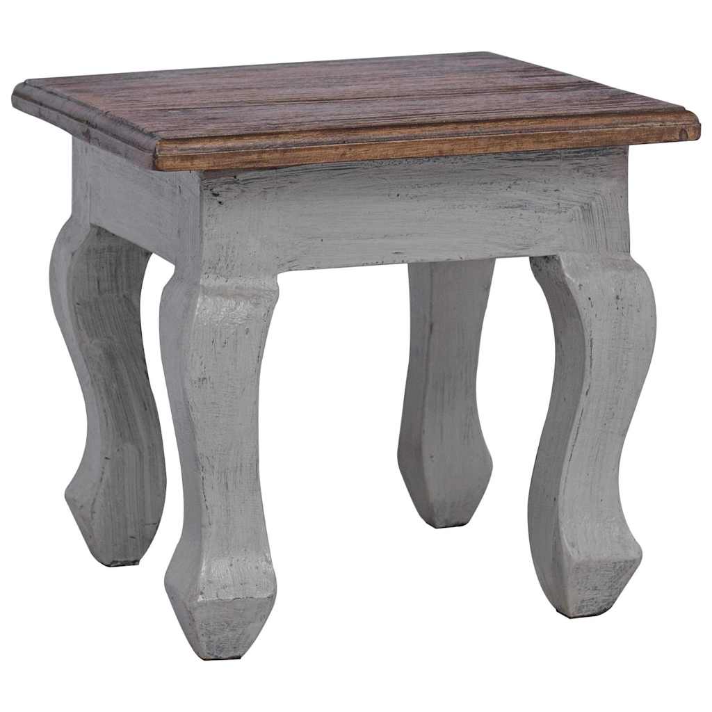 Ensemble de tables gigognes 3 pcs bois d'acajou massif - XIOS