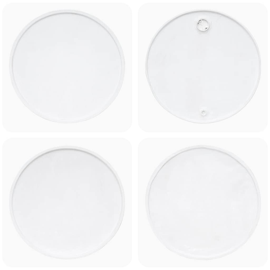 Table basse Bois de récupération massif 60x45 cm Blanc - XIOS