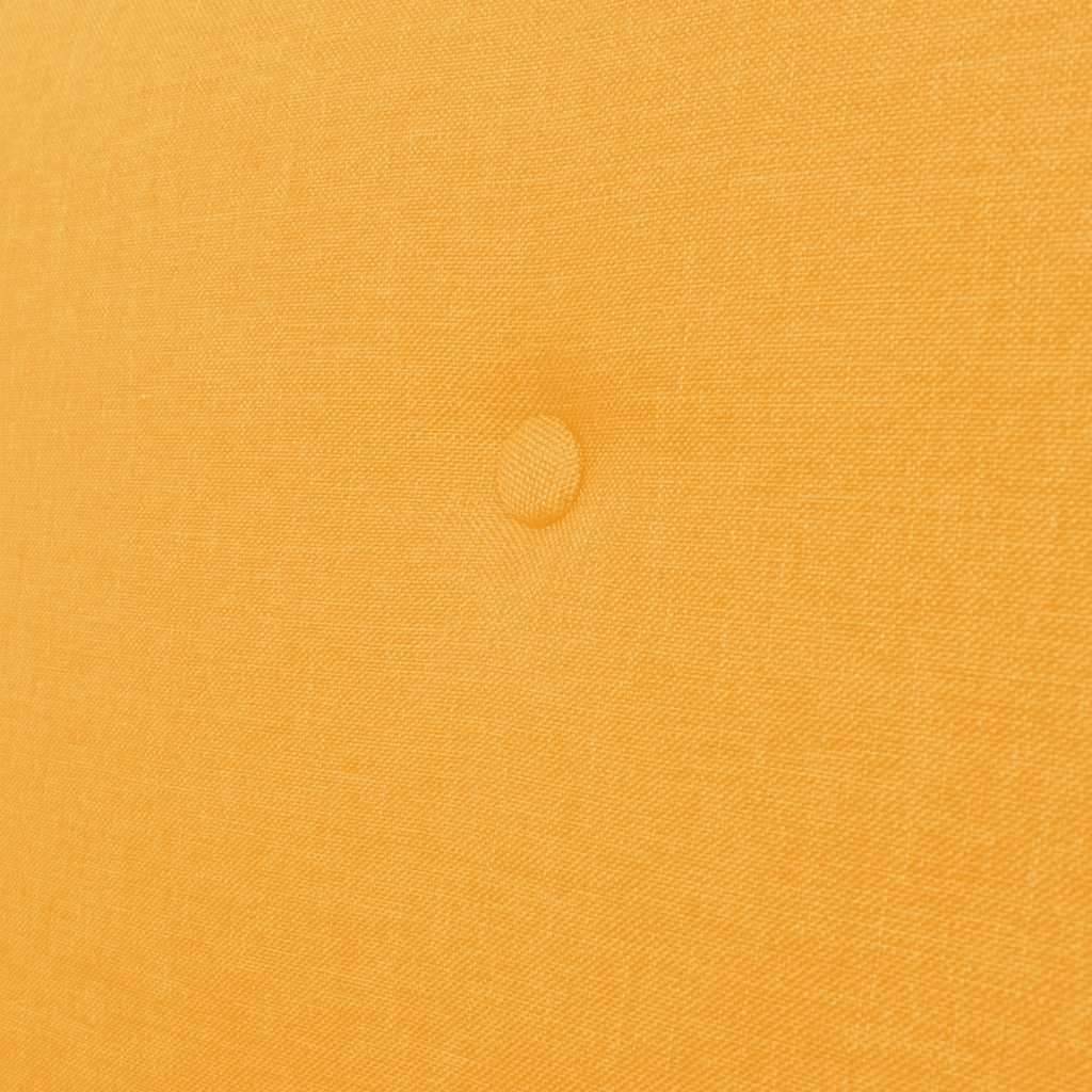 Canapé à 3 places Tissu Jaune - XIOS