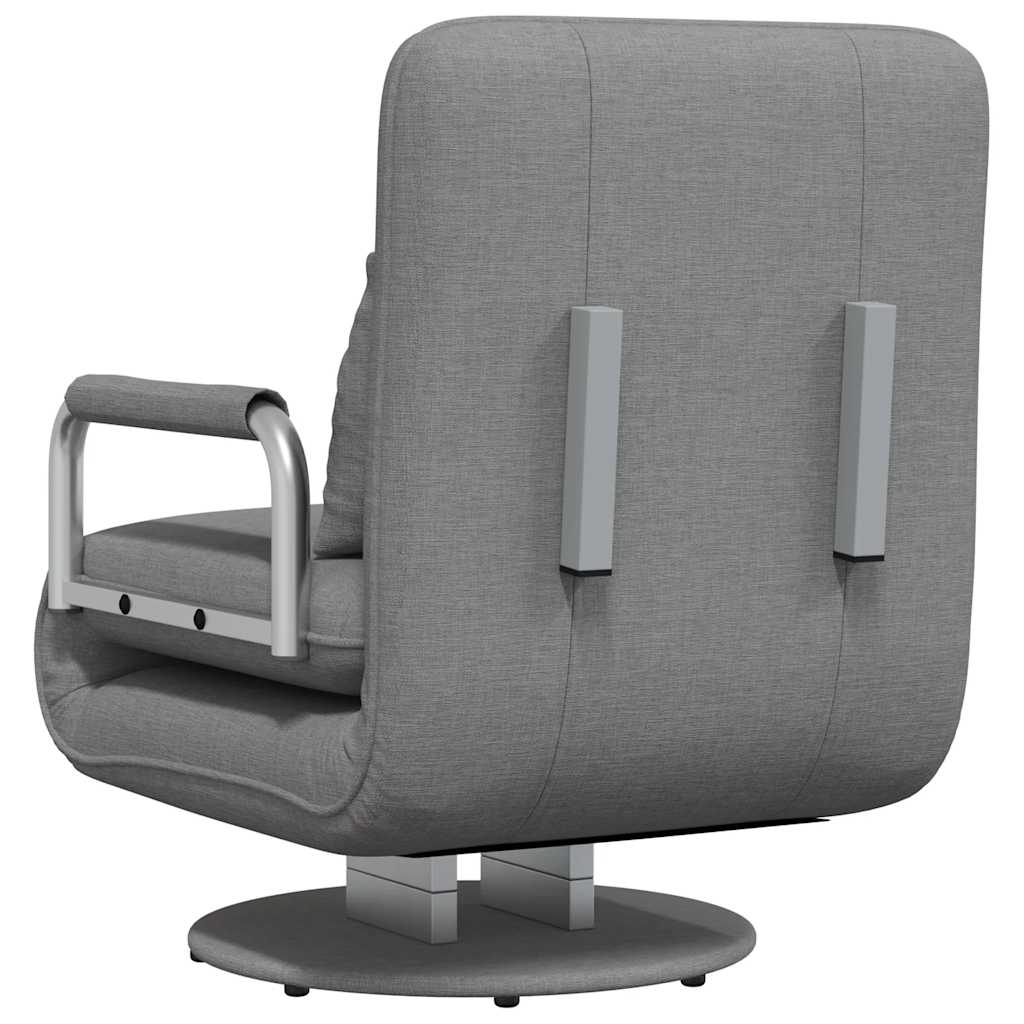 Fauteuil pivotant et canapé-lit Gris clair Tissu - XIOS