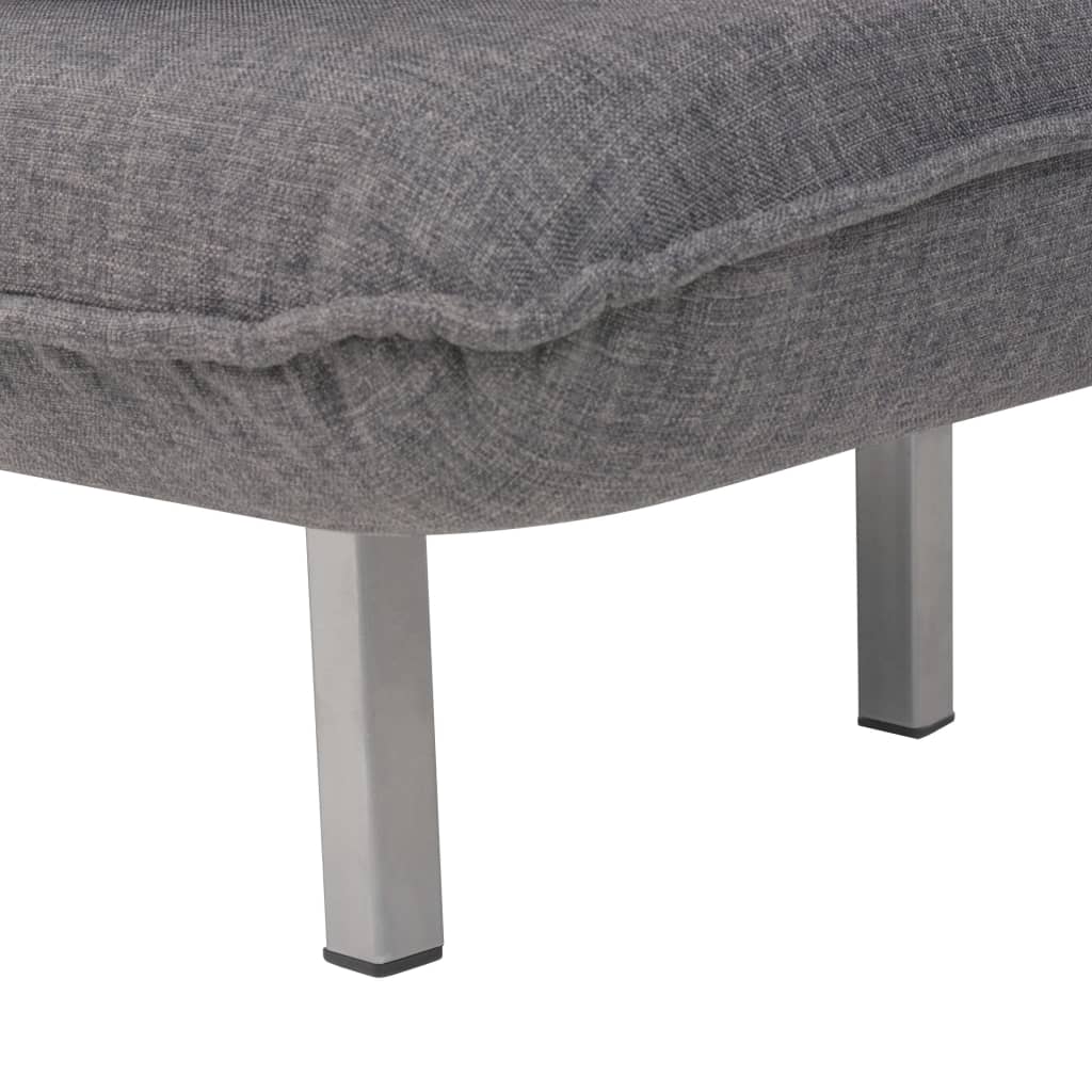 Fauteuil pivotant et canapé-lit gris foncé tissu - XIOS