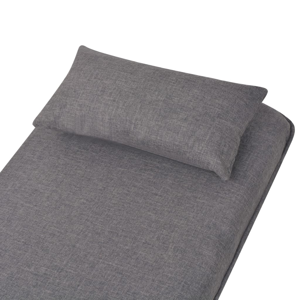Fauteuil pivotant et canapé-lit gris foncé tissu - XIOS