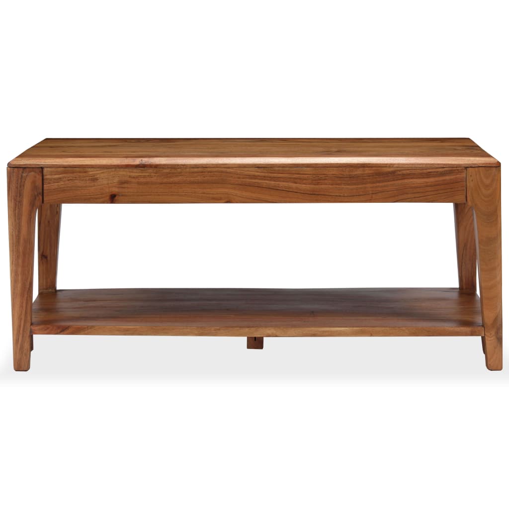 Table basse Bois massif 88x50x38 cm - XIOS
