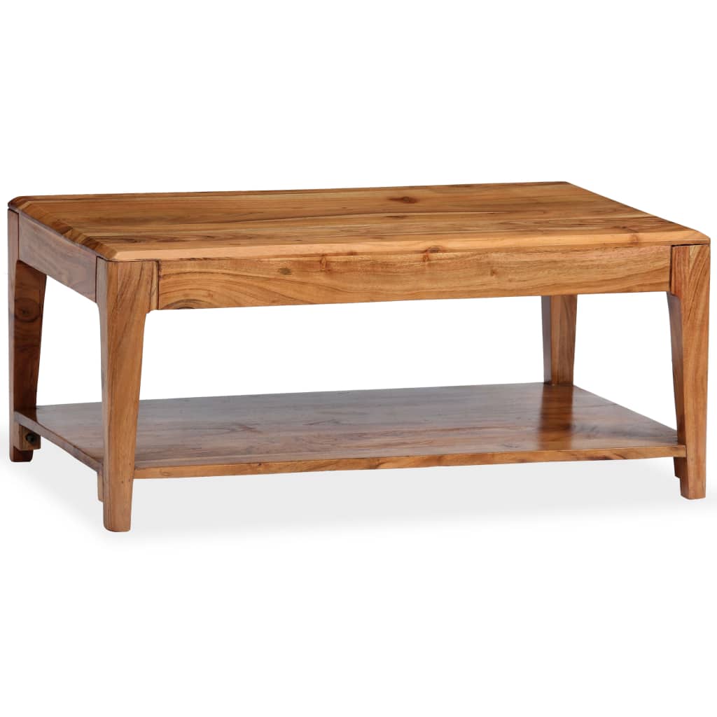 Table basse Bois massif 88x50x38 cm - XIOS