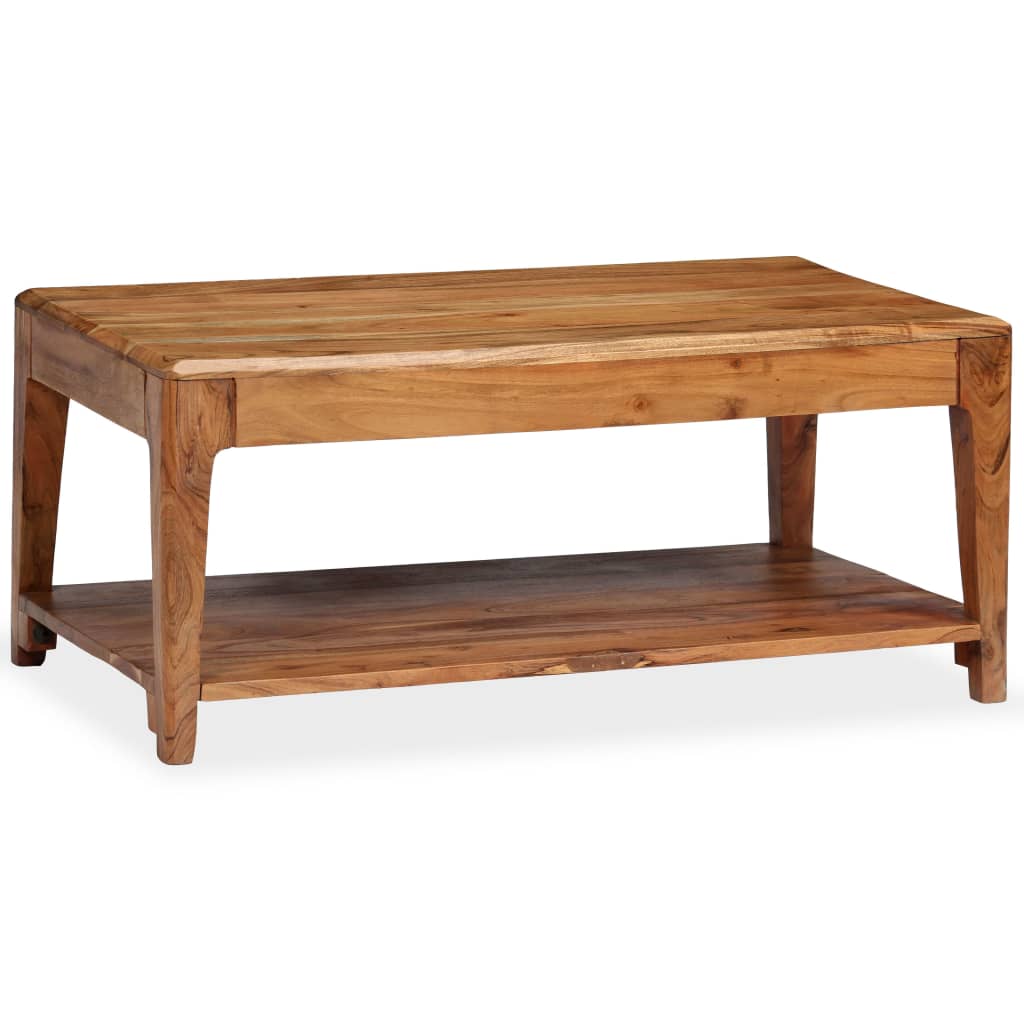 Table basse Bois massif 88x50x38 cm - XIOS