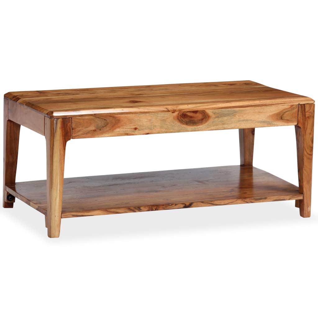 Table basse Bois massif 88x50x38 cm - XIOS