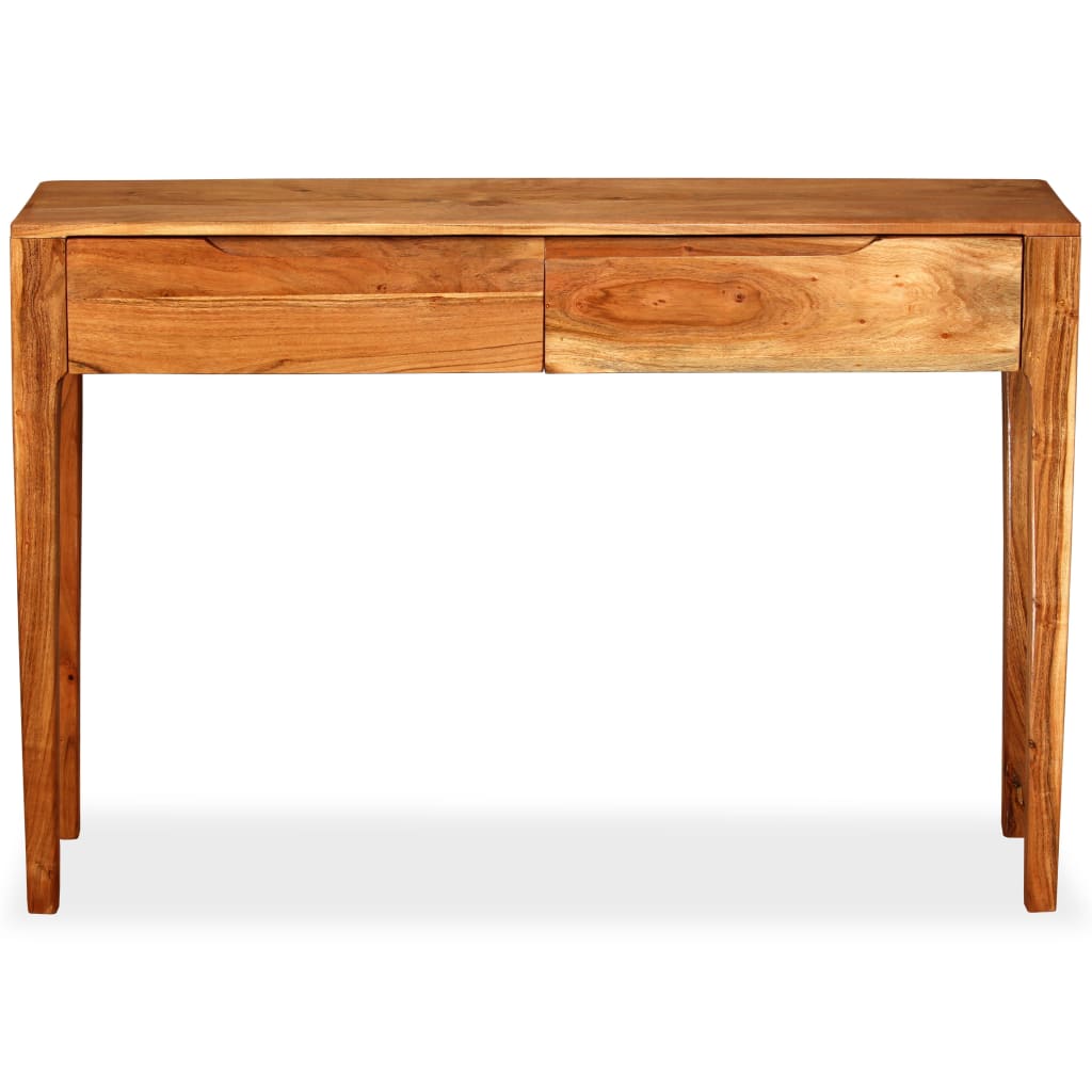 Table console Bois massif 118 x 30 x 80 cm