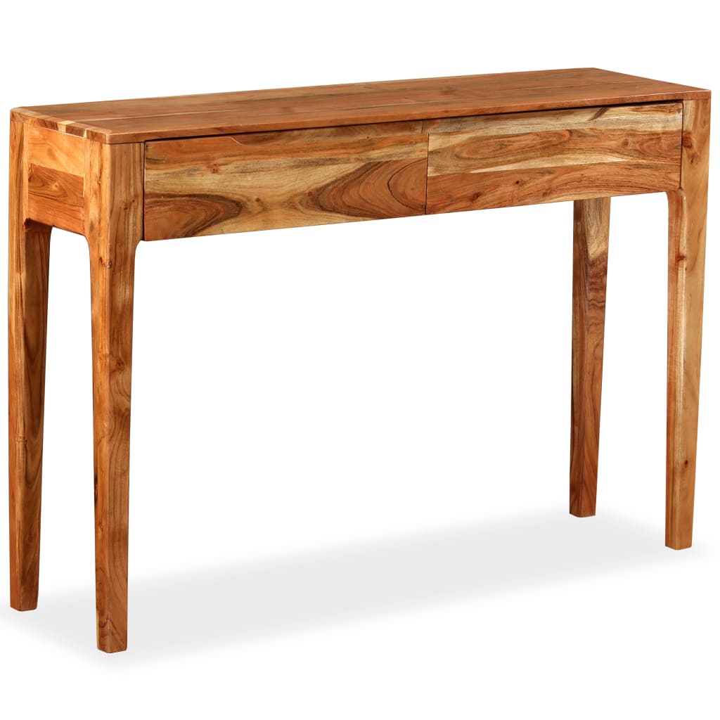Table console Bois massif 118 x 30 x 80 cm
