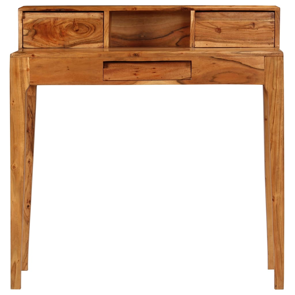 Bureau avec tiroirs Bois massif 88 x 50 x 90 cm - XIOS
