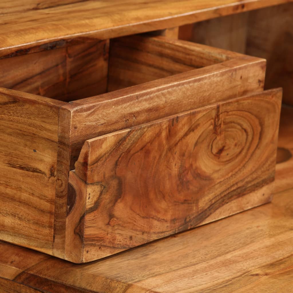 Bureau avec tiroirs Bois massif 88 x 50 x 90 cm - XIOS