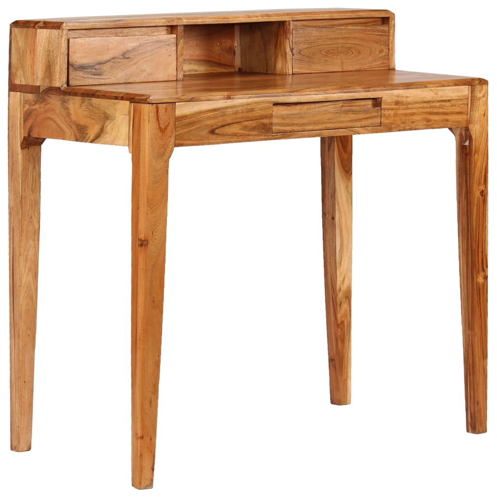 Bureau avec tiroirs Bois massif 88 x 50 x 90 cm