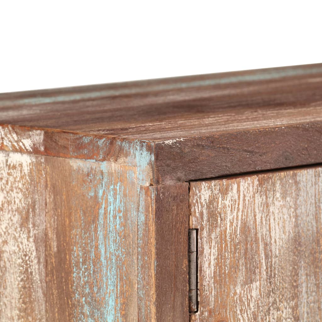 Meuble TV Bois d'acacia massif Vintage 118 x 30 x 40 cm - XIOS