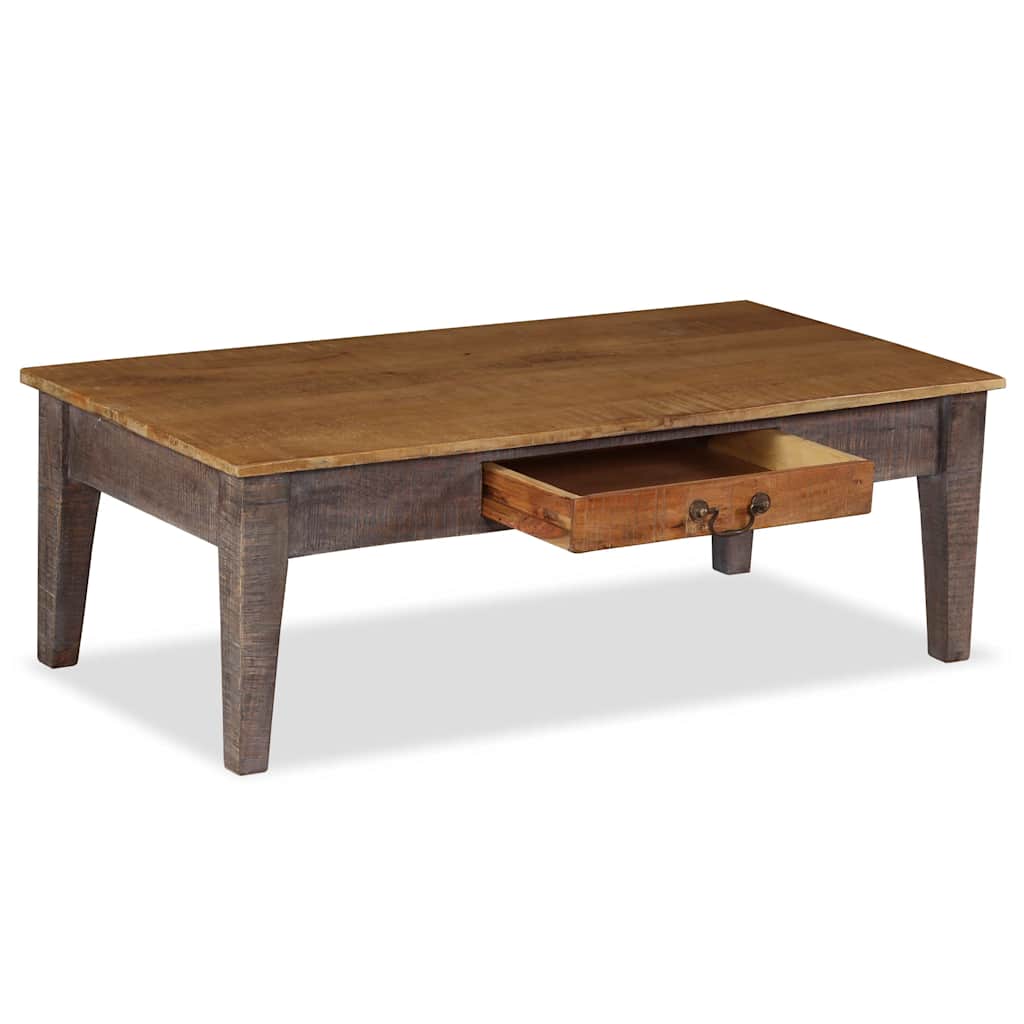 Table basse Bois massif Vintage 118x60x40 cm