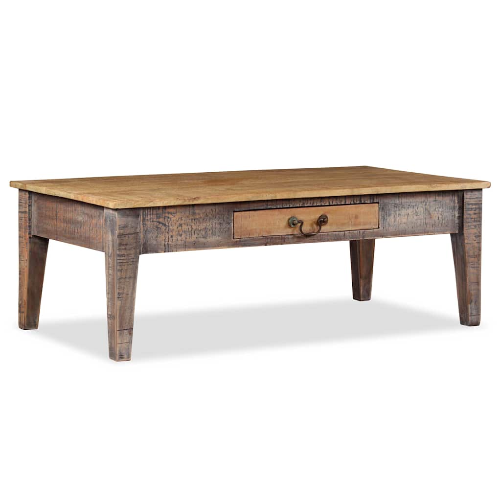 Table basse Bois massif Vintage 118x60x40 cm