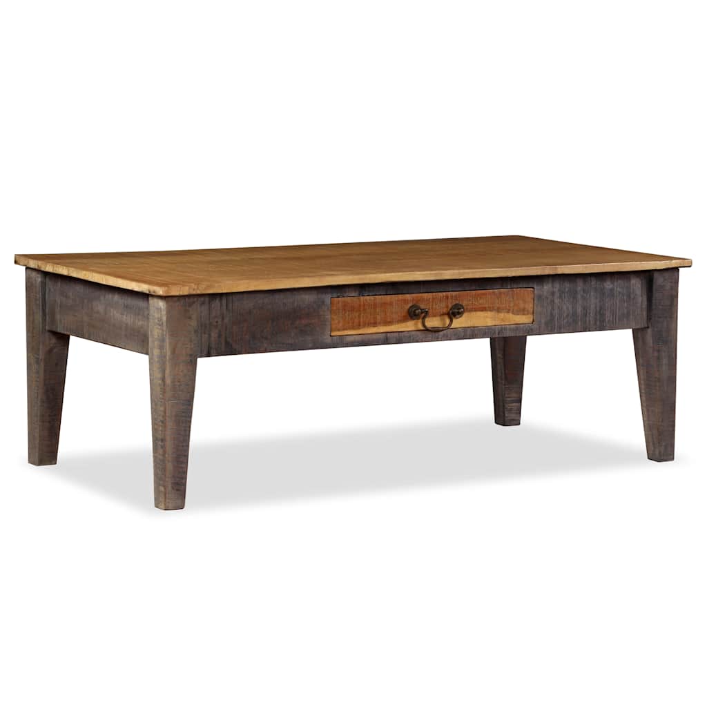 Table basse Bois massif Vintage 118x60x40 cm