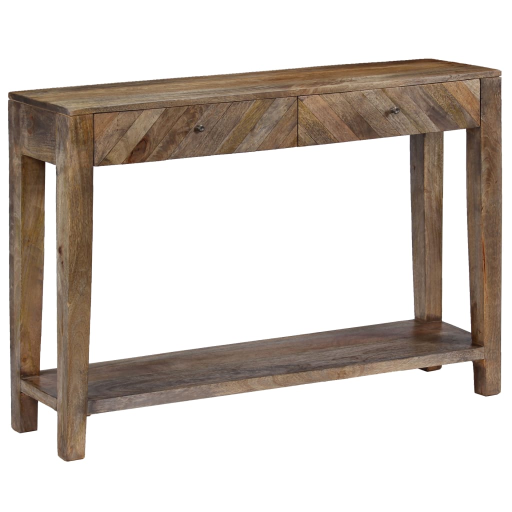 Table console Bois de manguier massif 118 x 30 x 80 cm