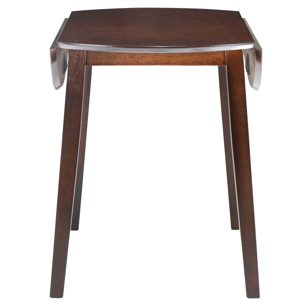 Table de salle à manger ronde à abattant MDF Marron - XIOS
