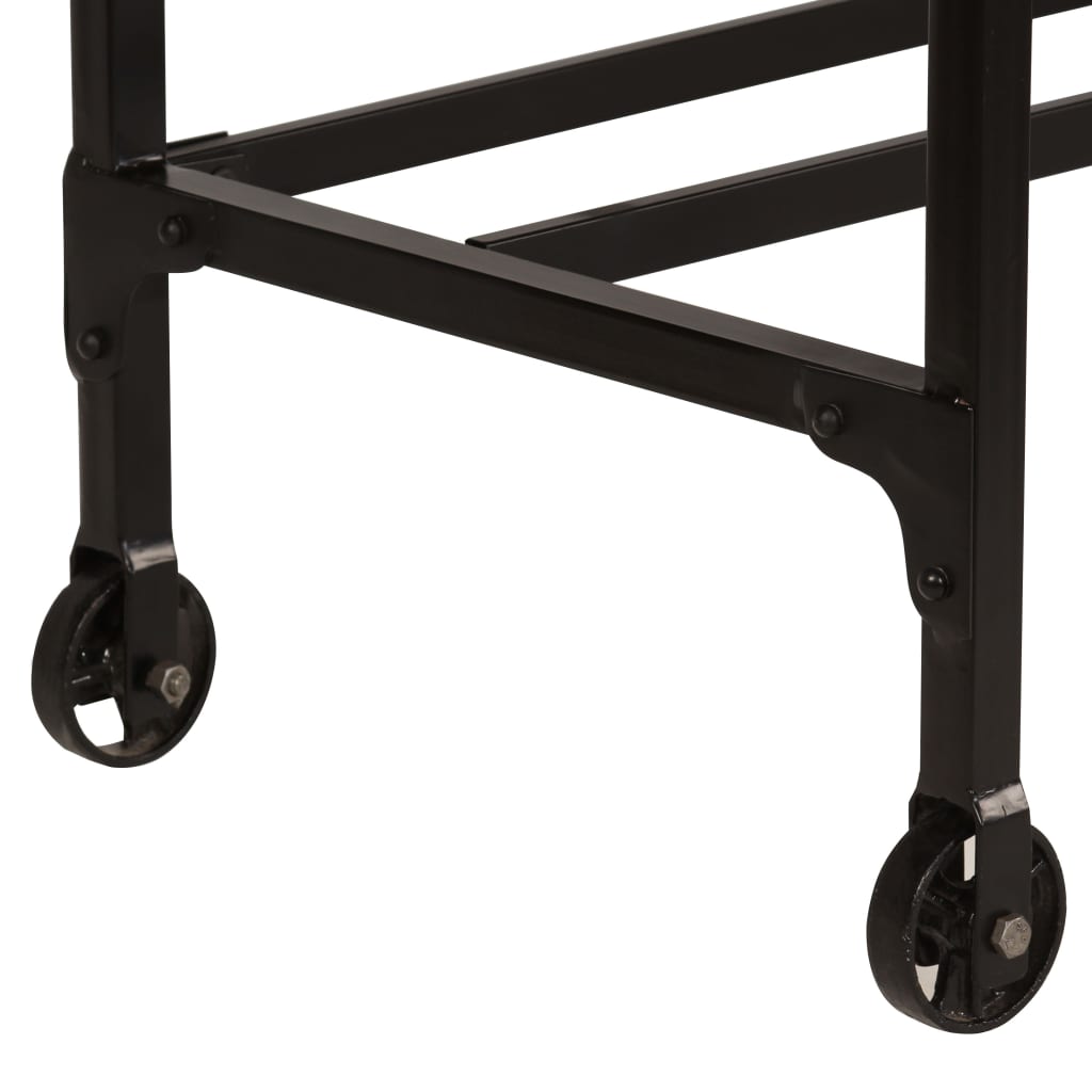 Bureau avec tabouret pliant Bois de manguier massif 115x50x76cm - XIOS