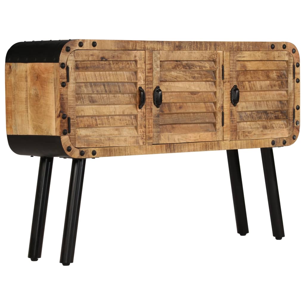Buffet Bois de manguier massif 120x30x76 cm - XIOS